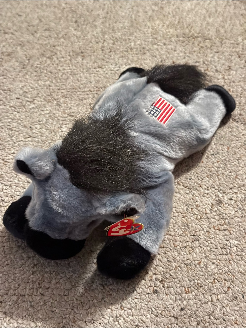 Ty Beanie Baby Lefty Donkey